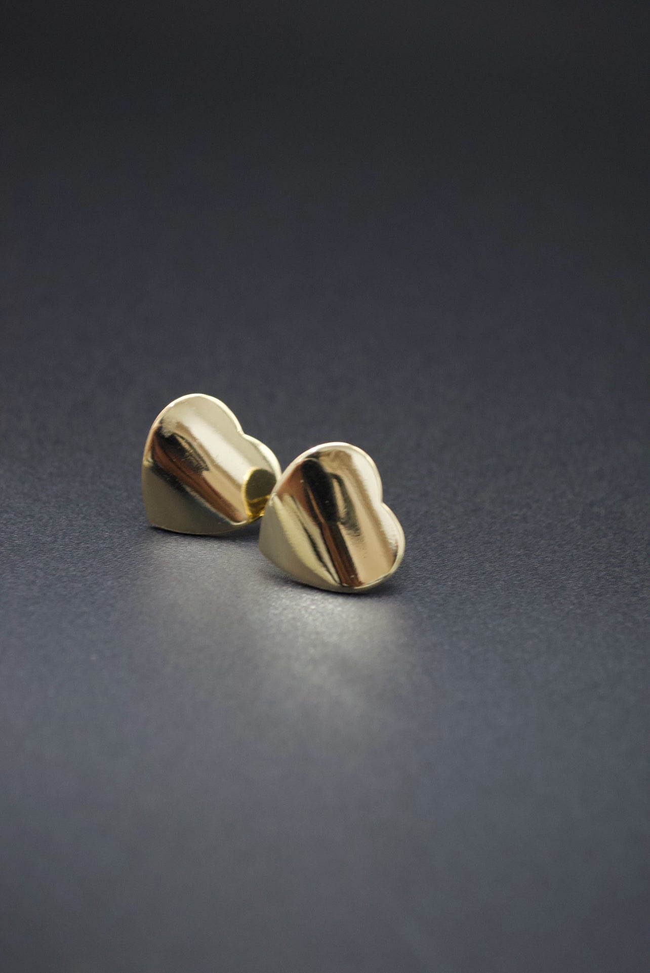 Heart to Heart Stud Earrings