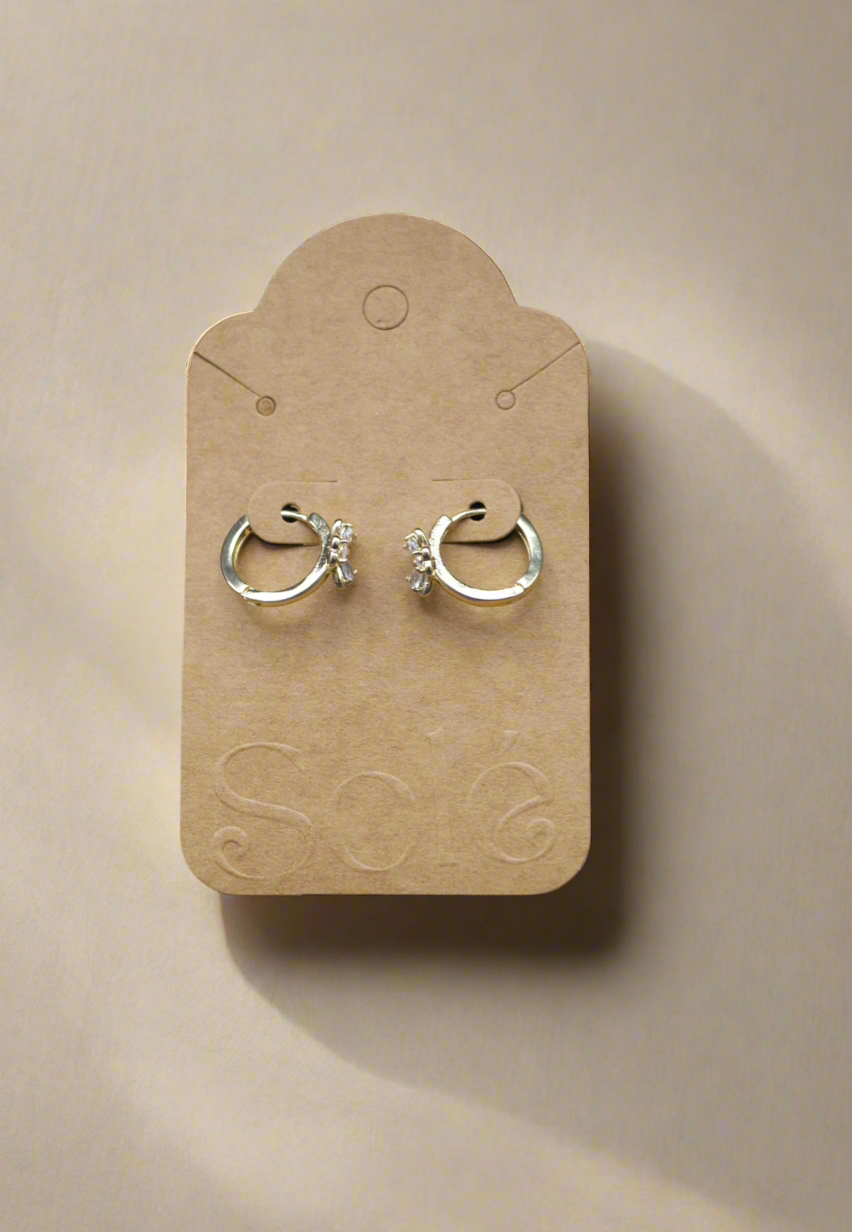 Mini Everleaf Hoop Earrings