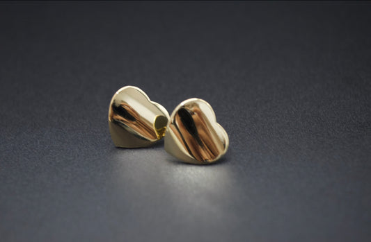 Heart to Heart Stud Earrings