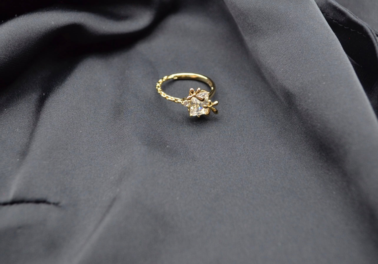 Golden Petal Ring